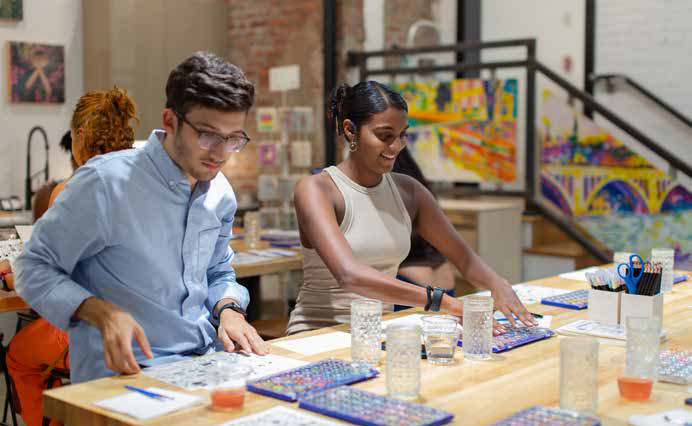  Wine and Watercolors, Shop Made in DC, Georgetown, Washington DC. Courtesy of Eventbrite
