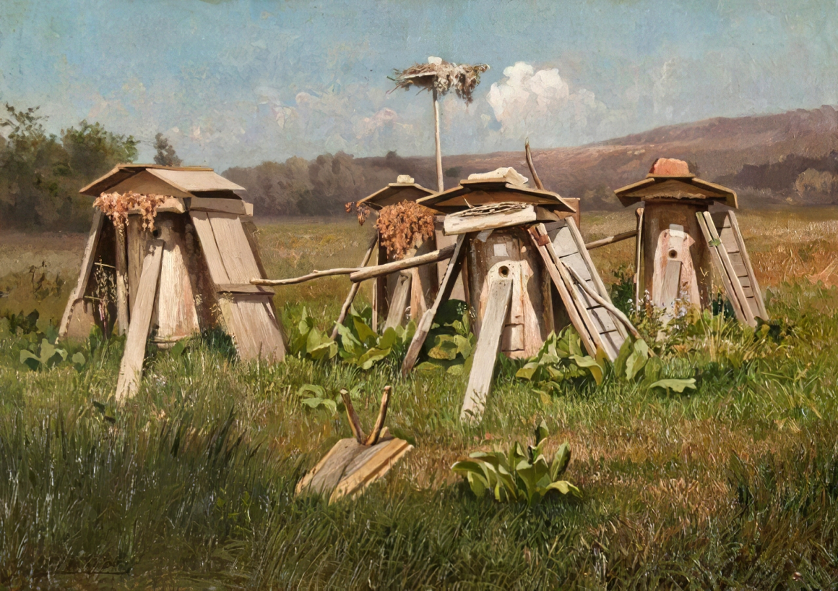 Ефим Ефимович Волков, «Пасека», 1880-е годы. Из собрания Рязанского государственного областного художественного музея