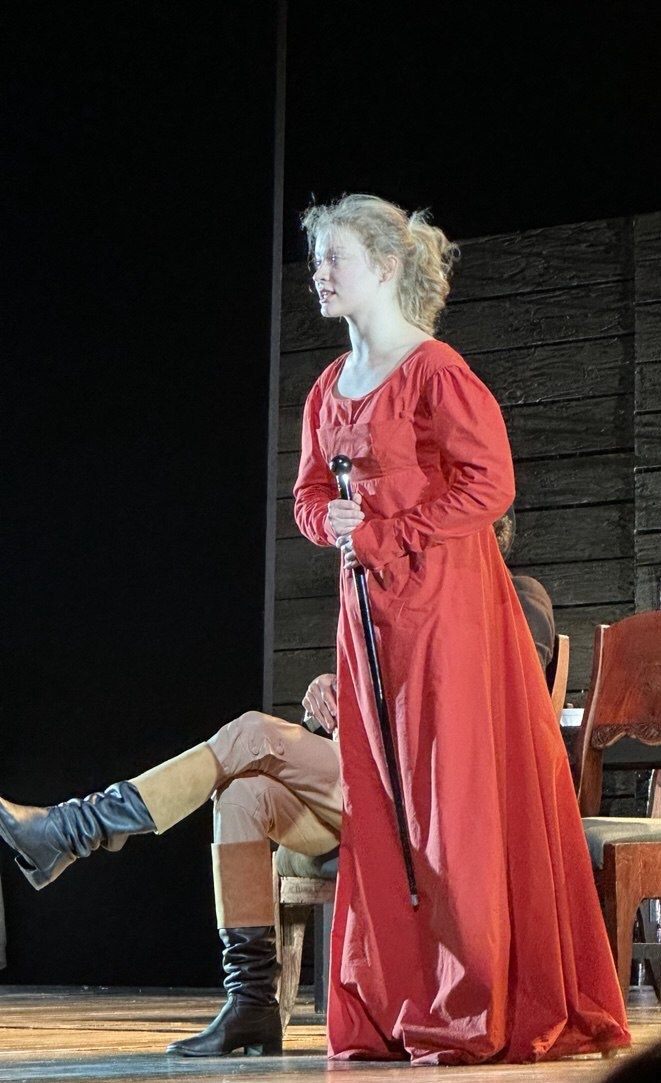 Татьяна. Спектакль «Евгений Онегин» в театре имени В. Маяковского. Фото автора.