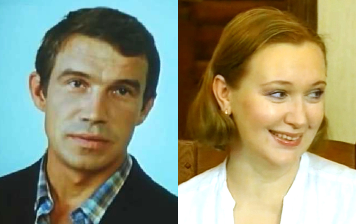на фото Инна Тимофеева и Сергей Гармаш в молодости 