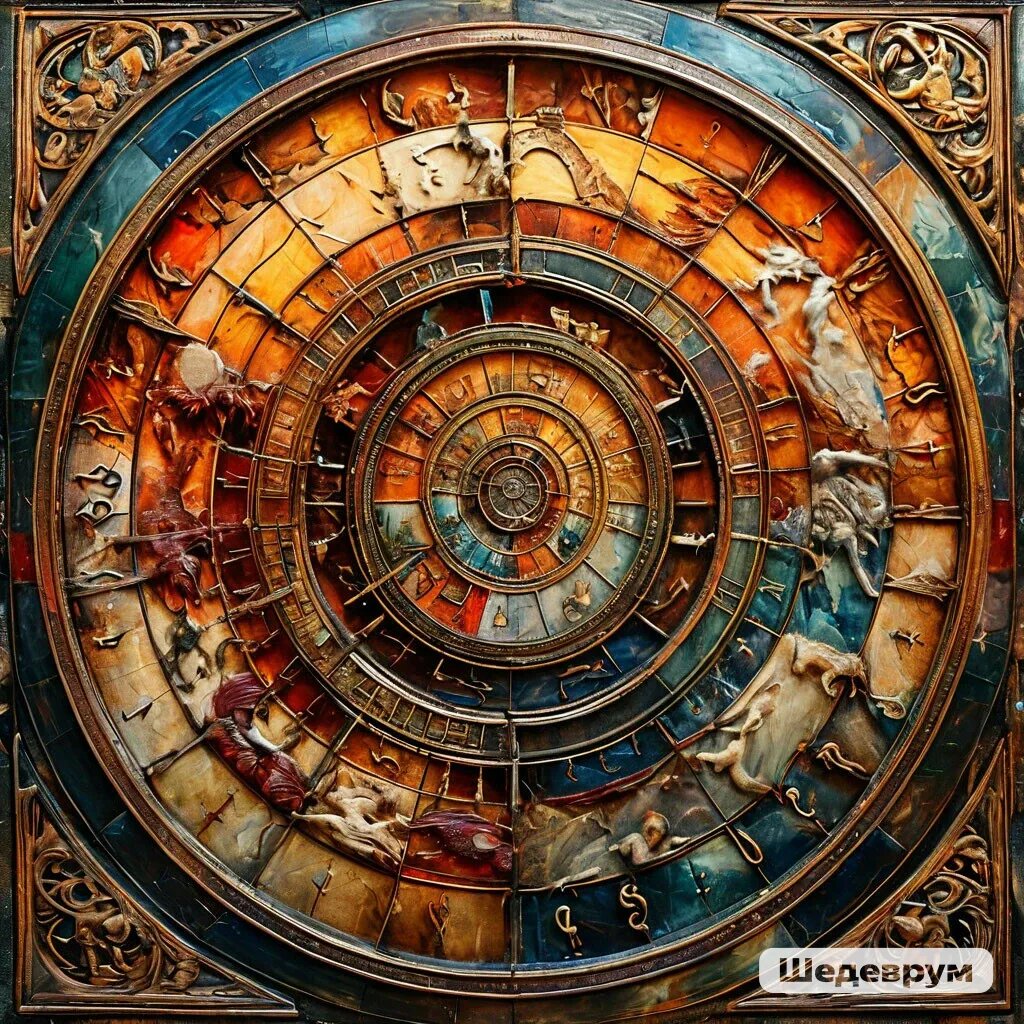 Спираль, вид в плоскости, без учета времени. ИИ не способен на восприятие 4го измерения. 