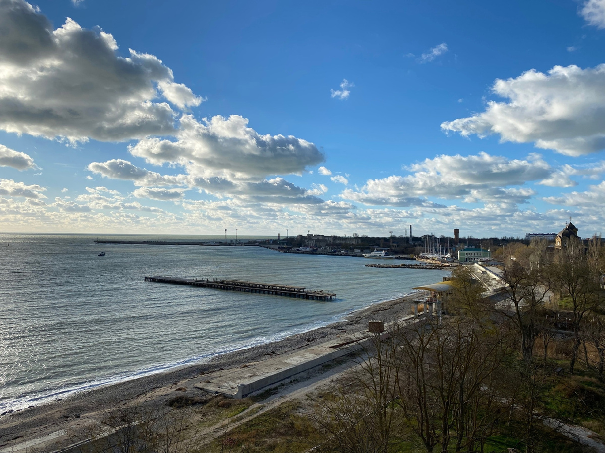 Евпатория вид с колеса обозрения