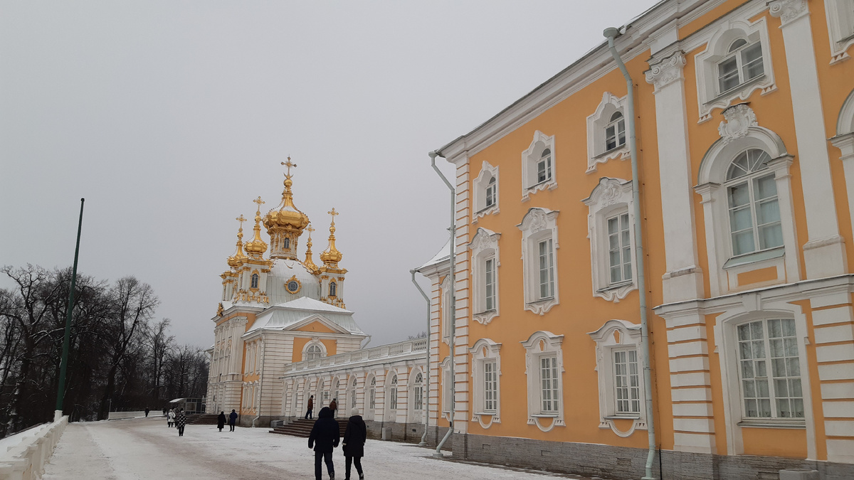 Большой Петергофский дворец.фото автора
