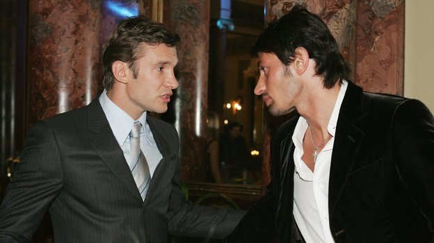 Андрей Шевченко и Каха Каладзе в 2006 году. Фото Александр Федоров, «СЭ»