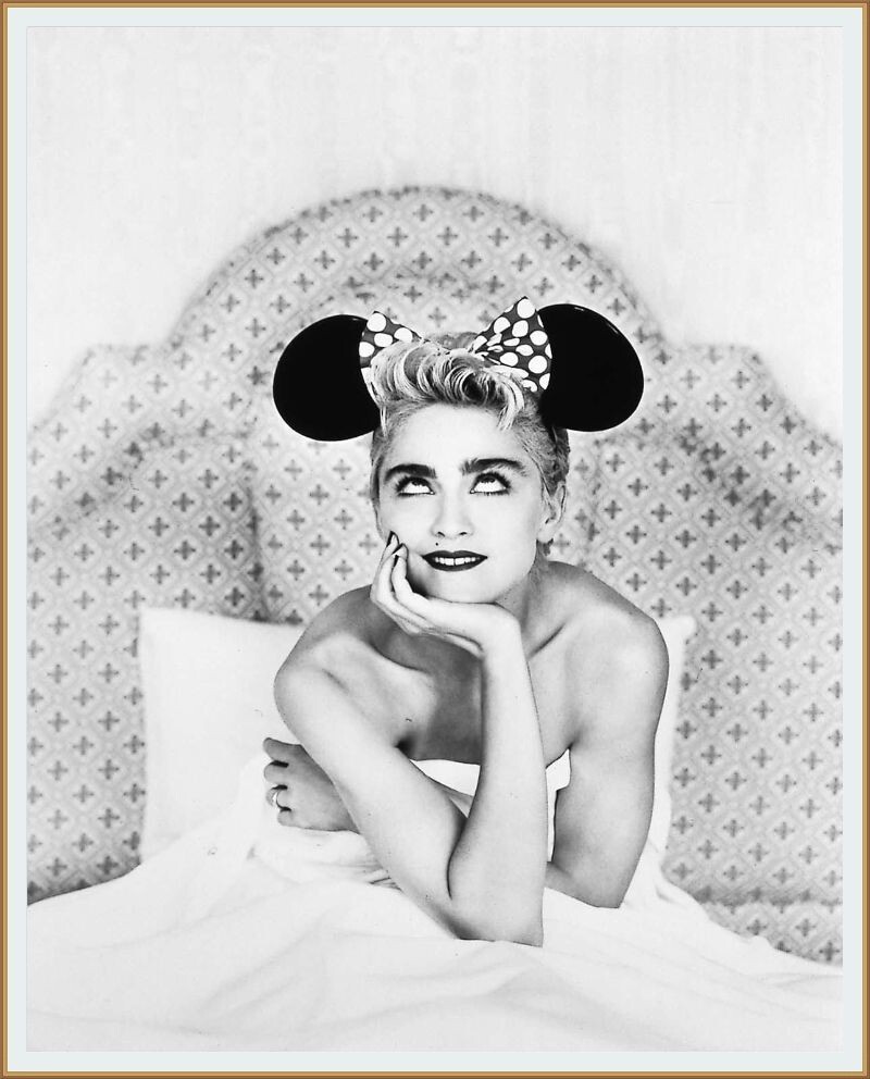 ФОТОПОРТРЕТ ОТ ФОТОГРАФА ХЕРБА РИТТСА / Herb Ritts / МАДОННА / ЛУИЗА ВЕРОНИКА ЧИККОНЕ