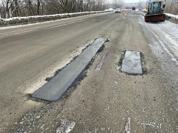    В Кирово-Чепецке ремонтируют путепровод