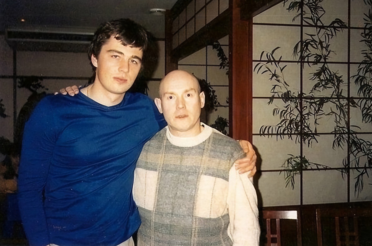 Сергей Бодров и Виктор Сухоруков во время съёмок фильма «Брат 2»