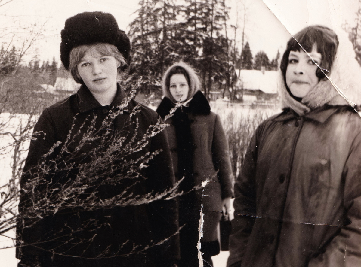 Таня, Лида и Пупсик.