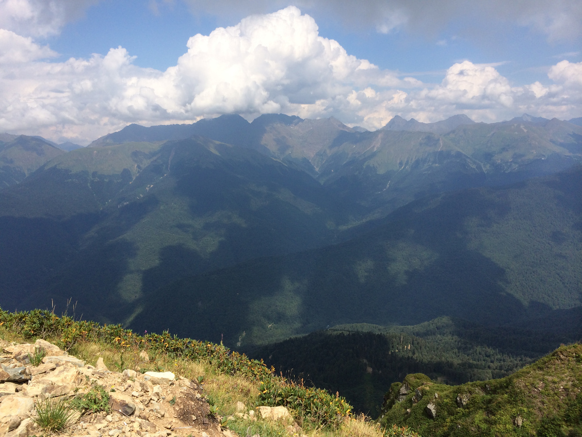 Горы в Красной Поляне, Сочи. фото автора