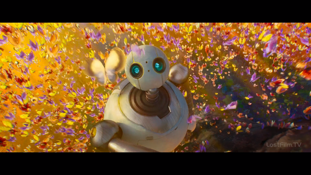 Кадр из мультфильма Дикий робот (2024)