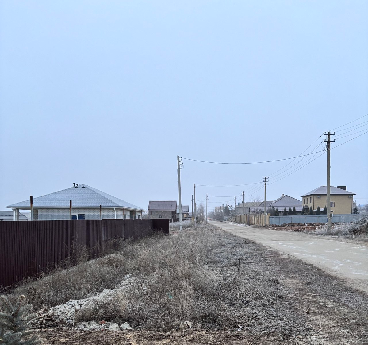 Утро. 7.00. Наша улица. Температура воздуха -10.