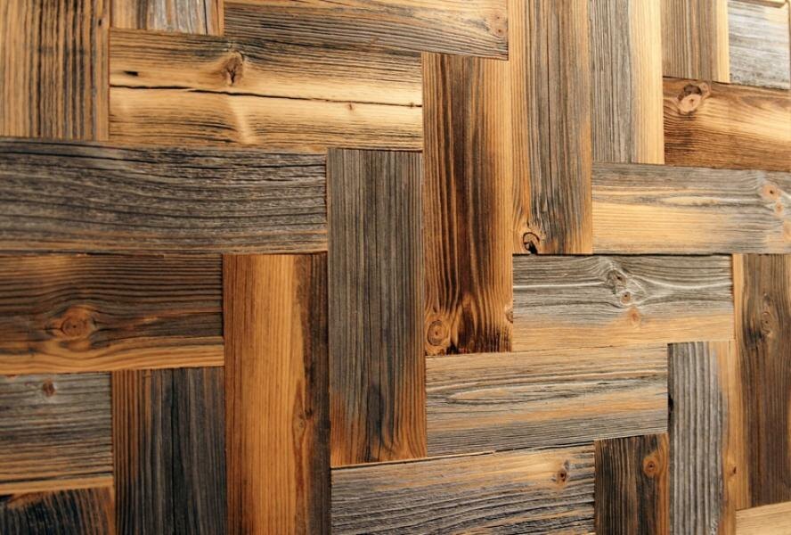 Состаренный паркет в интерьере