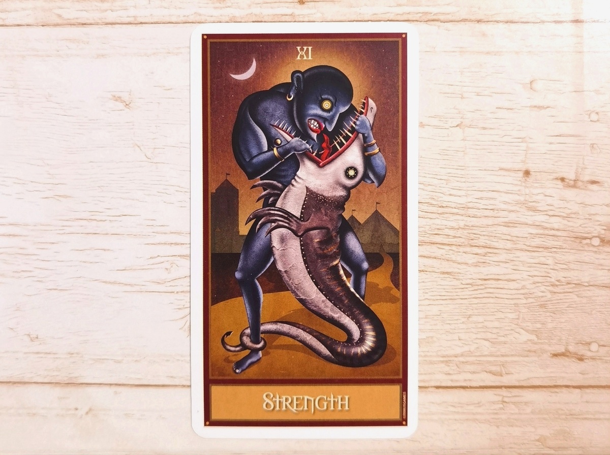 Аркан XI "Сила". "Таро Безумной Луны".