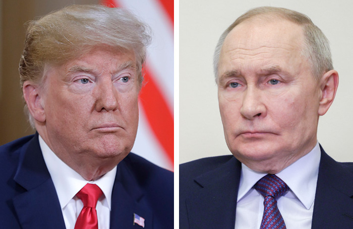    Дональд Трамп и Владимир Путин.Михаил Метцель, Гавриил Григоров/ТАСС