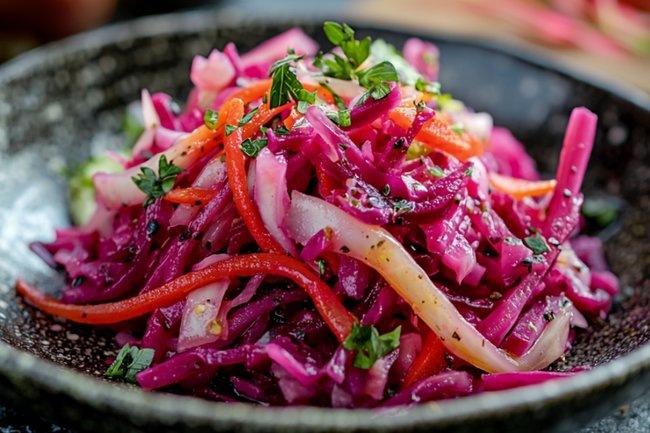    Маринованная капуста со свеклой