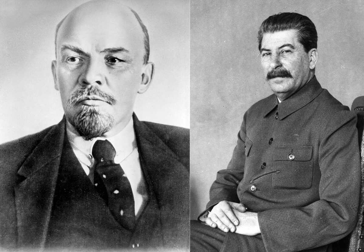 Владимир Ильич Ленин и Иосиф Виссарионович Сталин