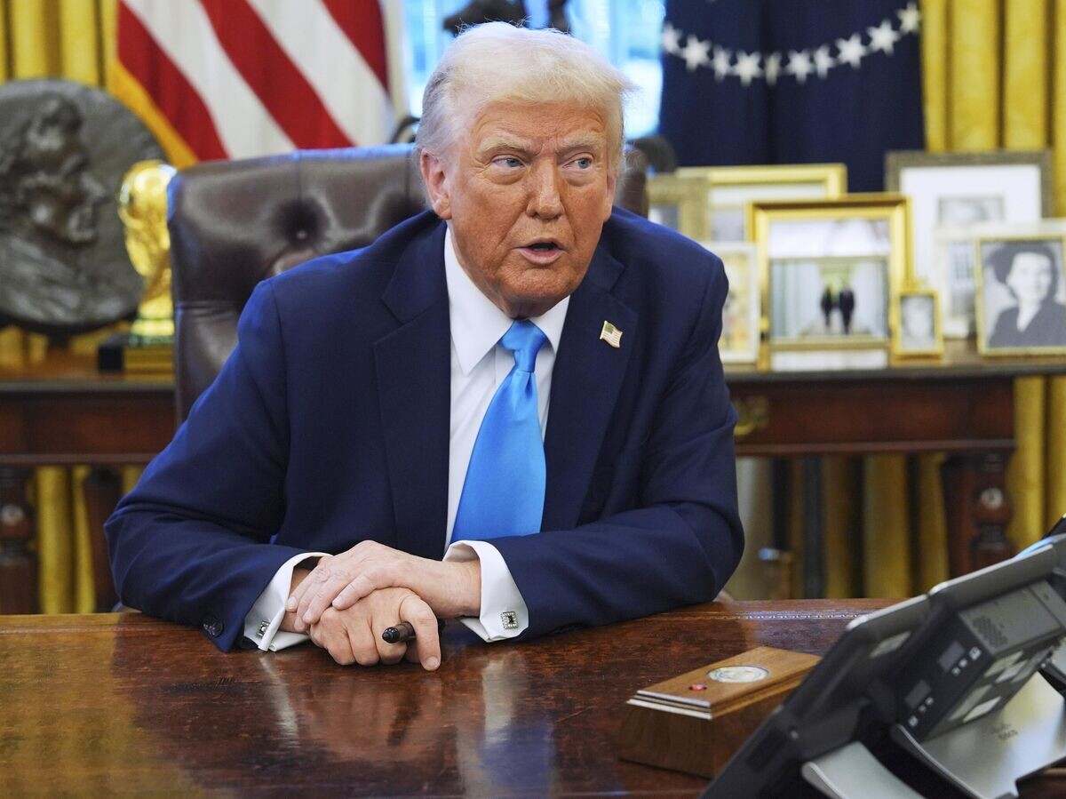    Президент США Дональд Трамп© AP Photo / Evan Vucci