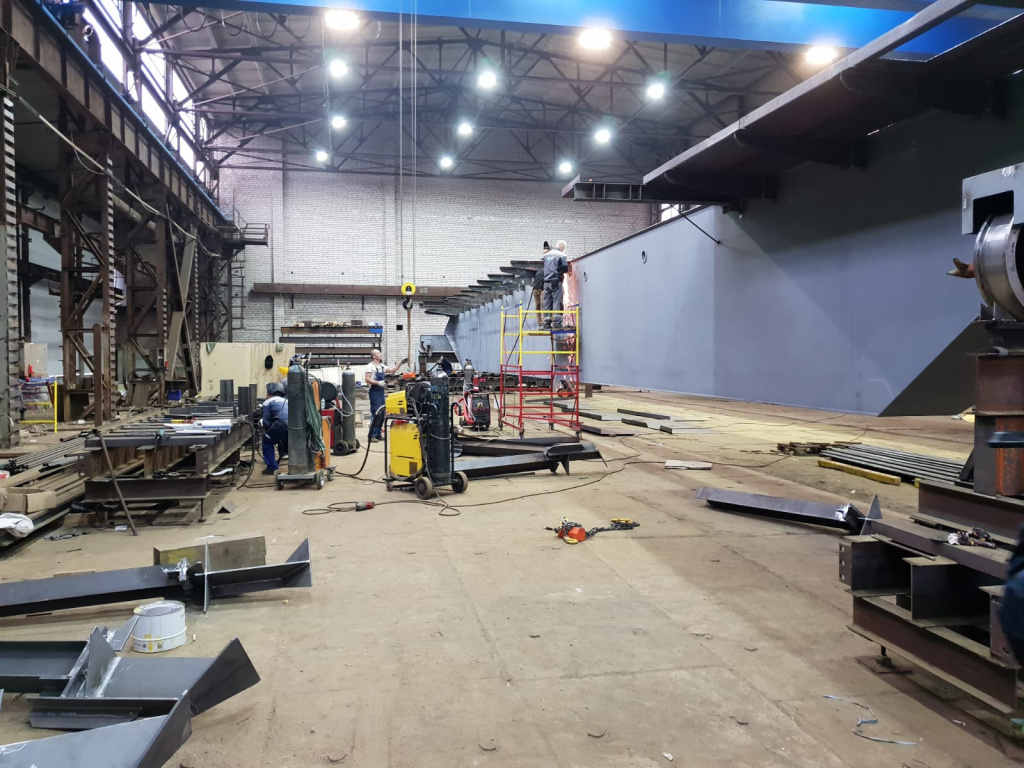 В рабочем процессе / Фото: "Белогородская судоверфь", ООО  📷
