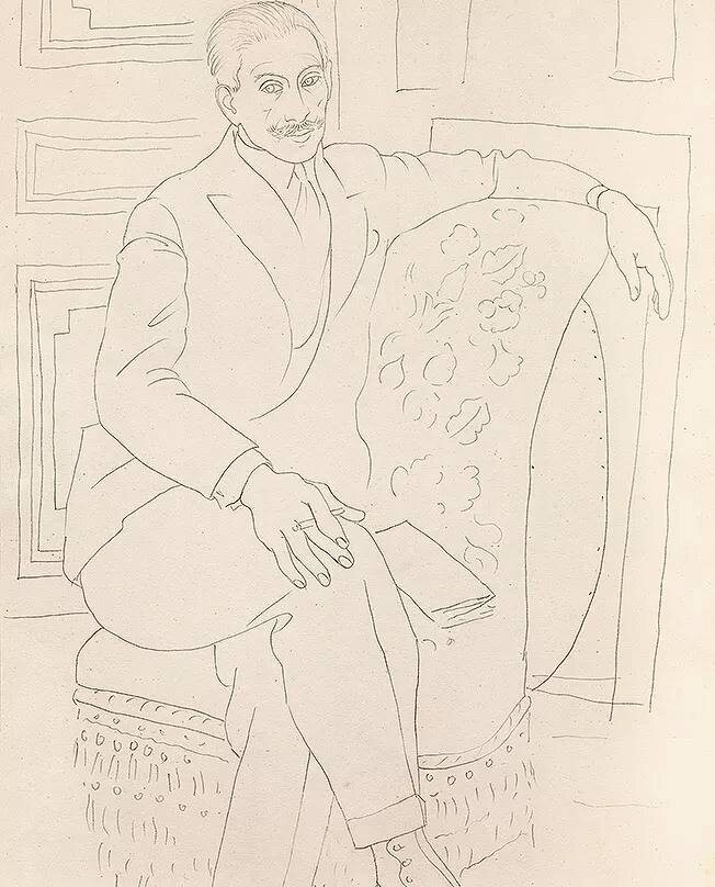 Портрет Поля Розенберга, Пикассо