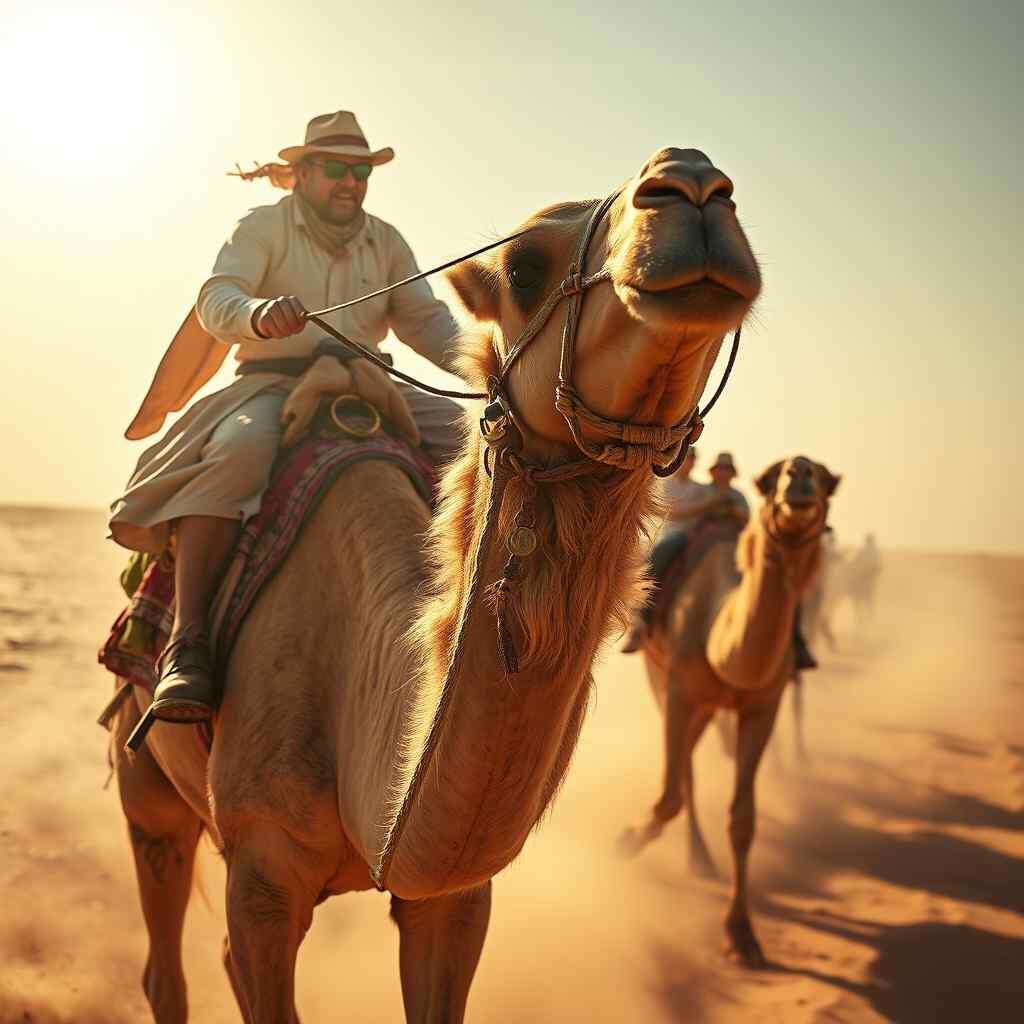 Хромоногий Горбун не понимал, что ему делать, он, высунув язык, мчался к заветной цели