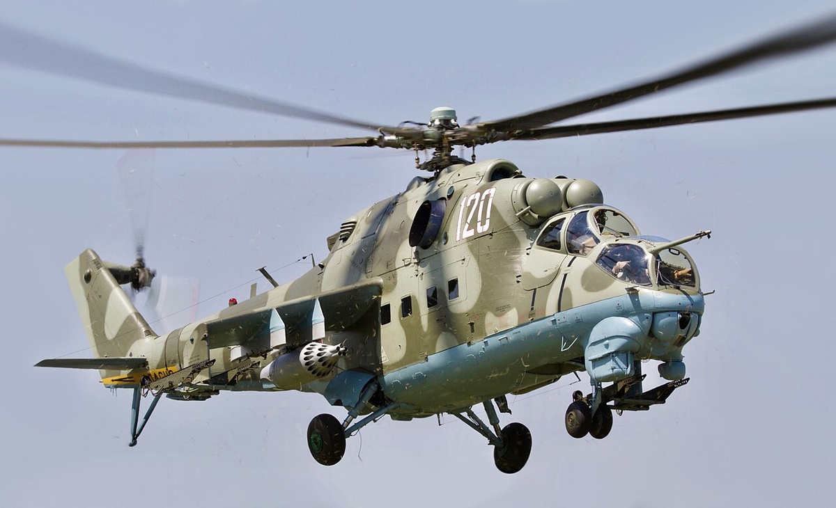 Ми-24 (по классификации НАТО: Hind — «Лань») — советский/российский ударный вертолёт разработки ОКБ М. Л. Миля. Неофициальное название — «Крокодил»