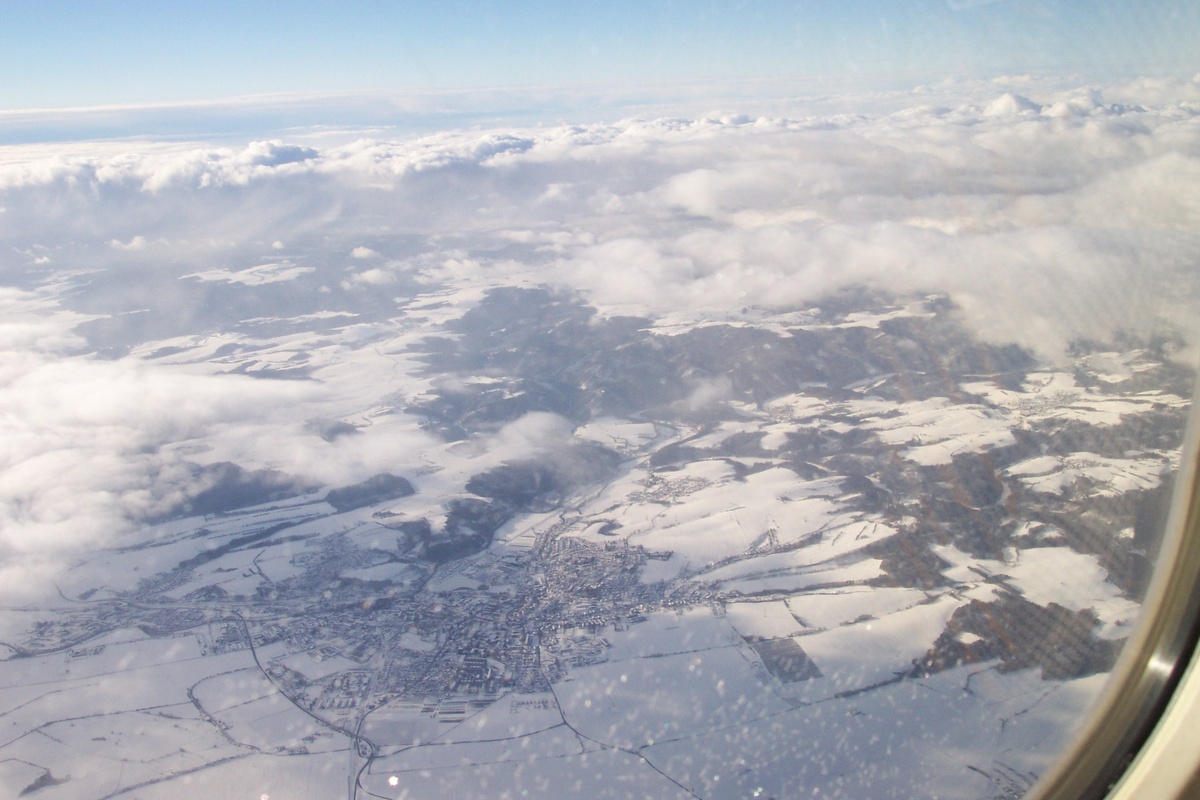 Чехия из самолета