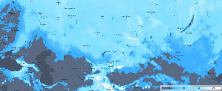 Высота снежного покрова, 4 февраля 2025 г.📷    RUSEED: Бесснежная погода на юге России все еще несёт риски для озимых
