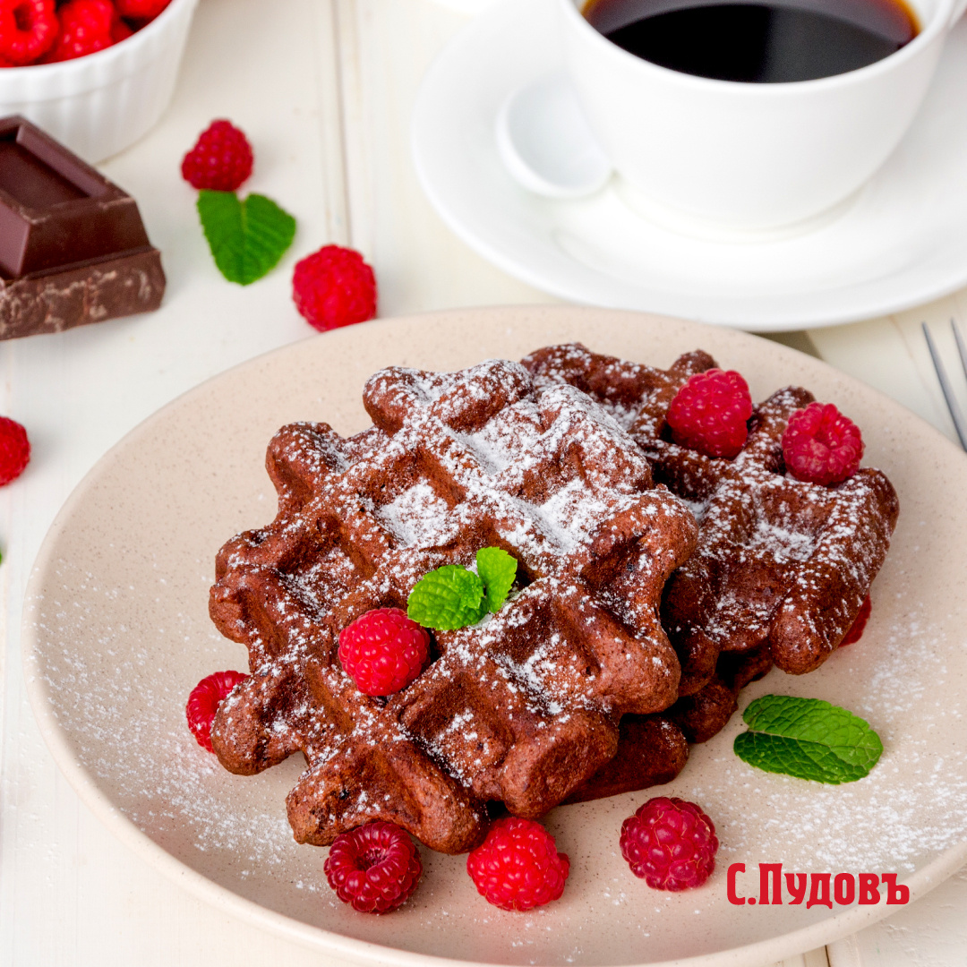 Бельгийские вафли «Двойной шоколад»