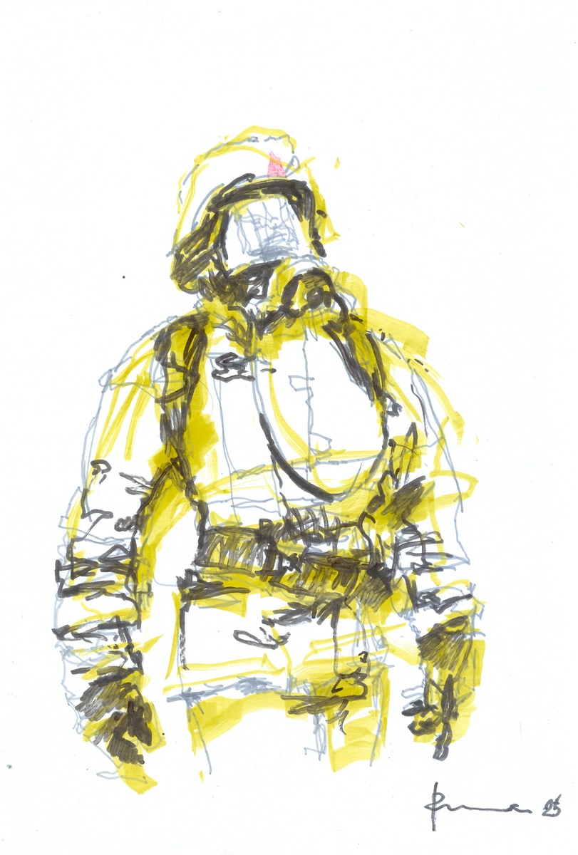 Избранные наброски референсы к огнеборцам.