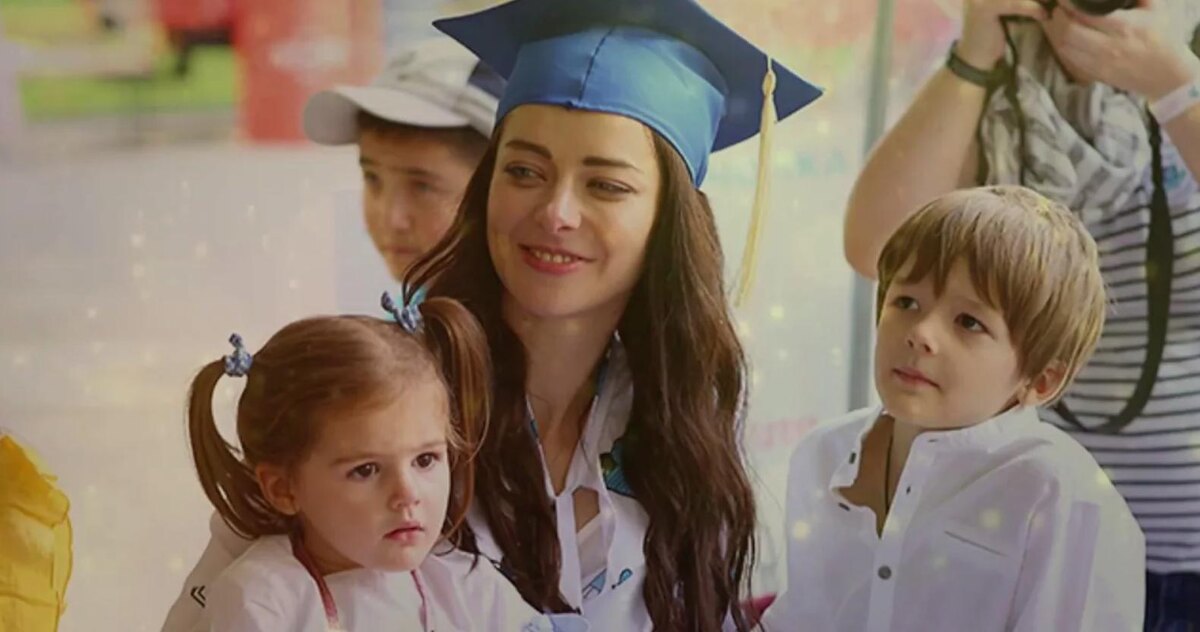 Марина Александровас детьми