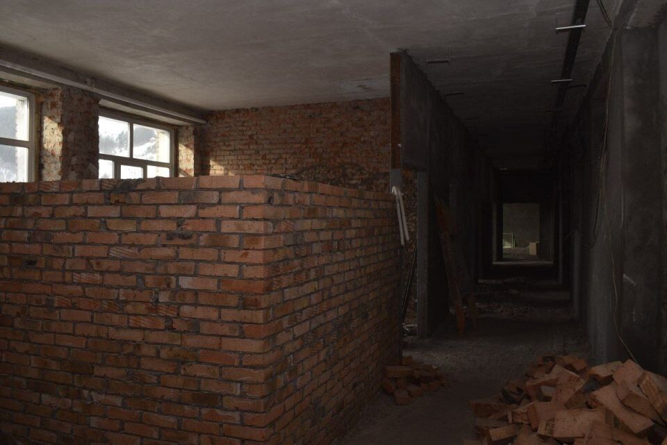    Ремонт здания лицея №1 в Горно-Алтайске изнутри. Источник: Телеграм-канал мэра Горно-Алтайска Ольги Сафроновой