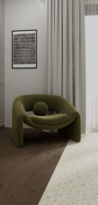 Сочетание декоров из коллекции клеевой ПВХ-плитки Quick-Step 