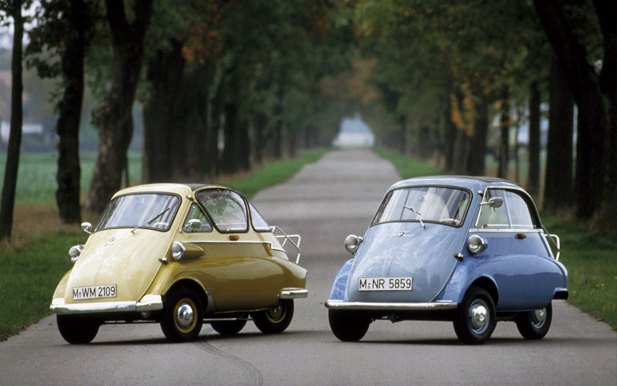 BMW📷BMW Isetta Standard и BMW Isetta Export