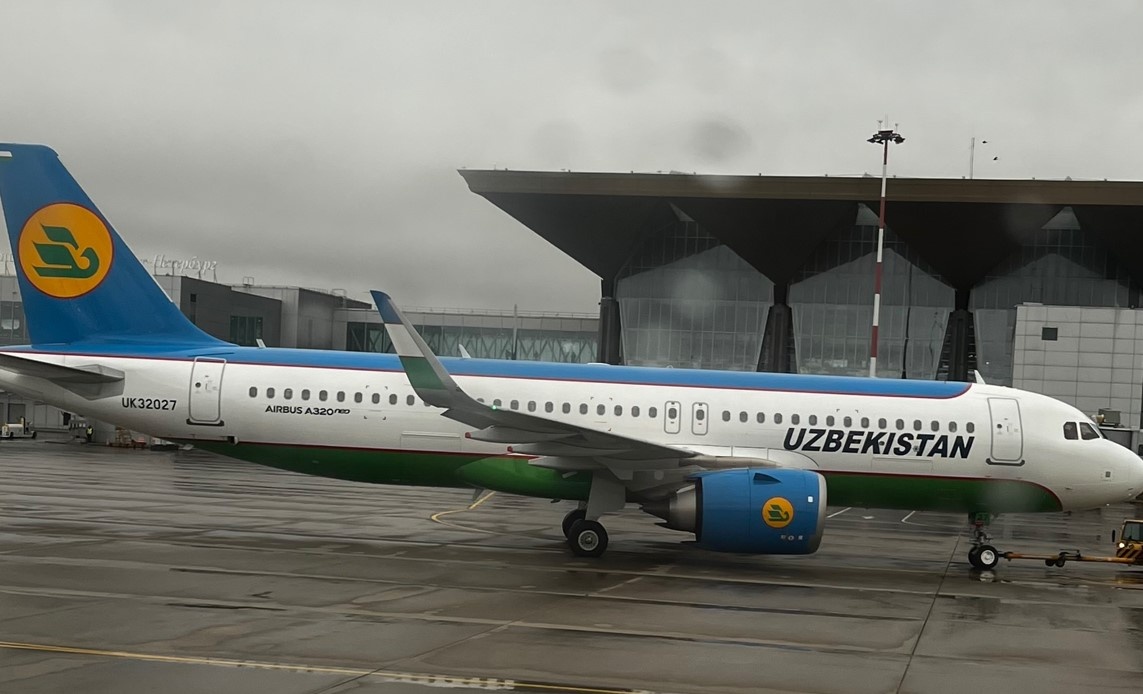 Красавец Airbus A320neo в Аэропорту Пулково