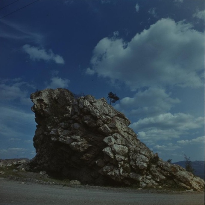 Каменный останец Шихан. 1994 год. 