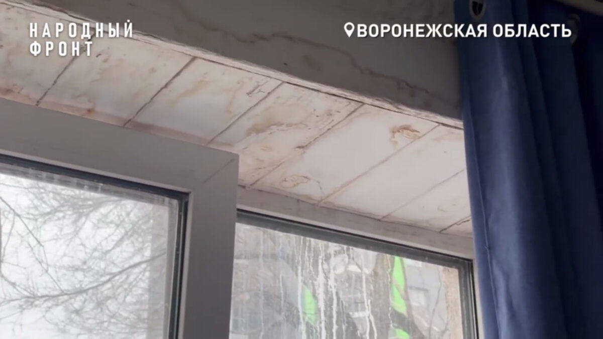    Очередной коммунальный апокалипсис происходит в воронежском доме вопреки проведенному капремонту региональное отделение ОНФ по Воронежской области