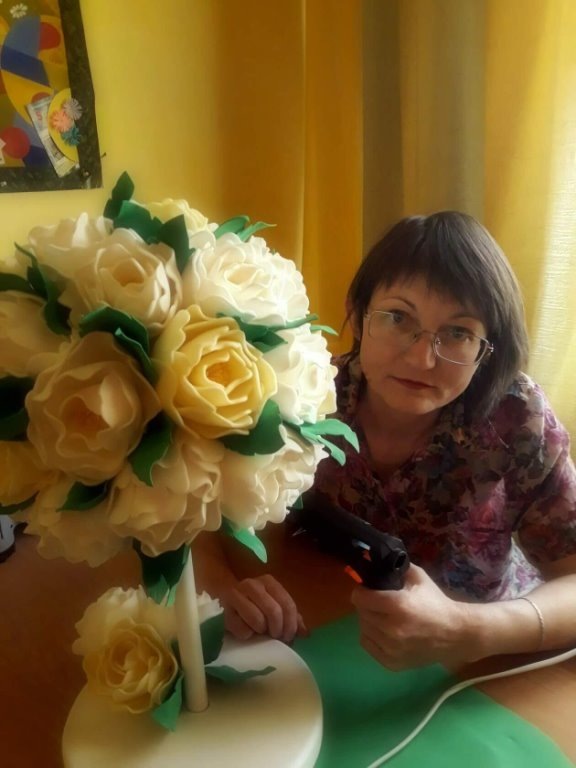 Торшер почти готов!