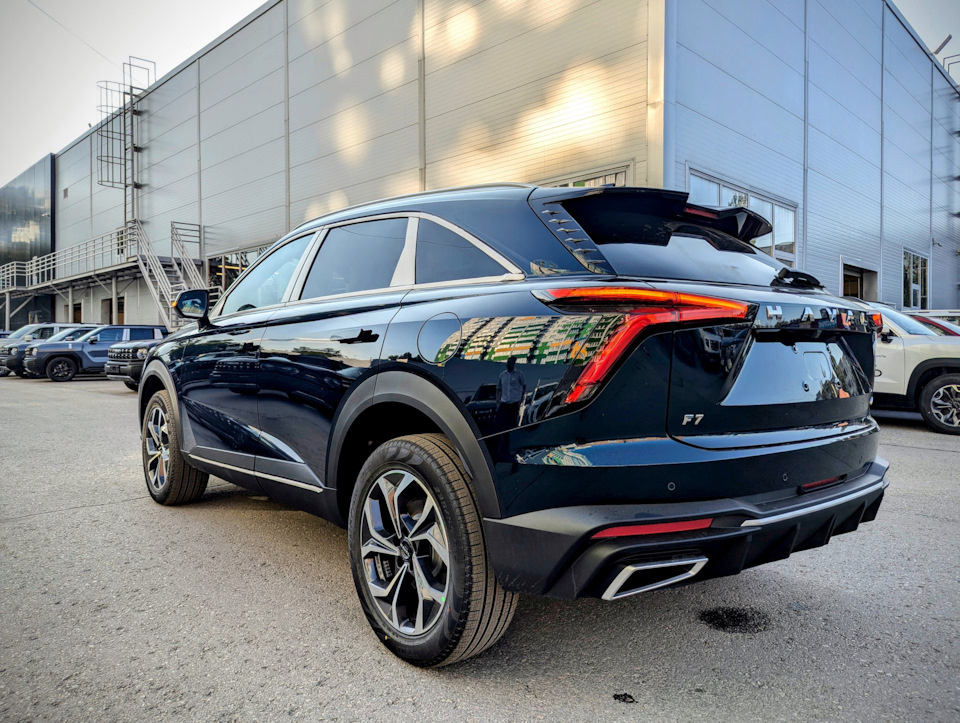 Haval F7 2024, вид сзади
