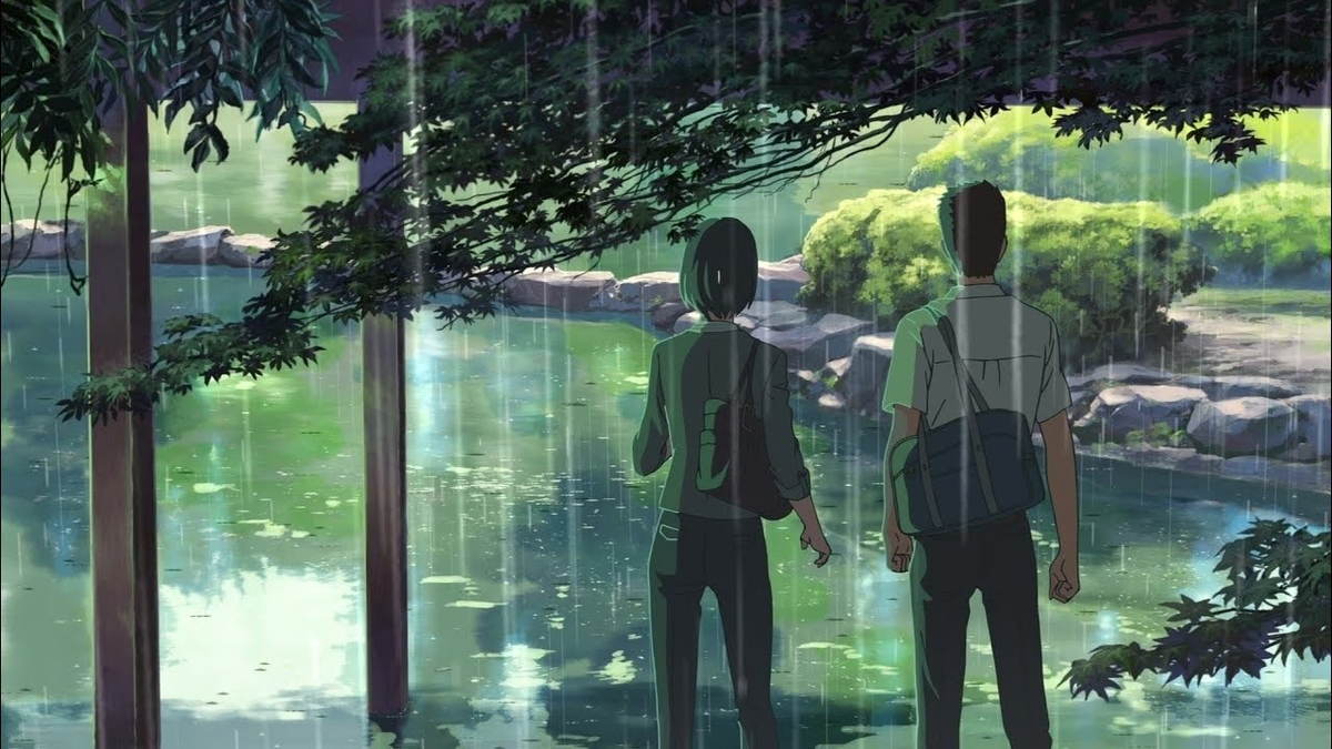 Плевать на сюжет, рисуем лепестки сакуры. Или облака. Или дождь.