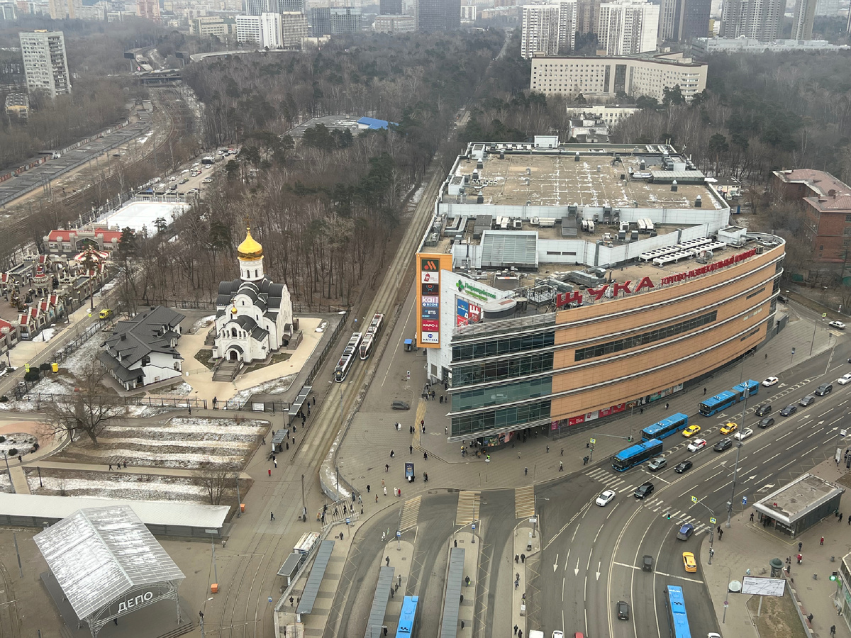 Такой вид был с этой квартиры 