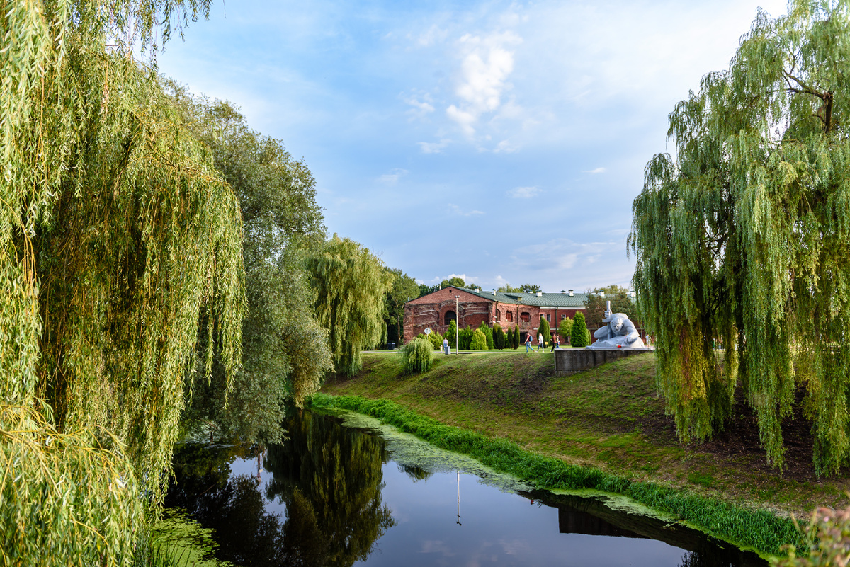 Фото автора. Ров в  Брестской крепости.