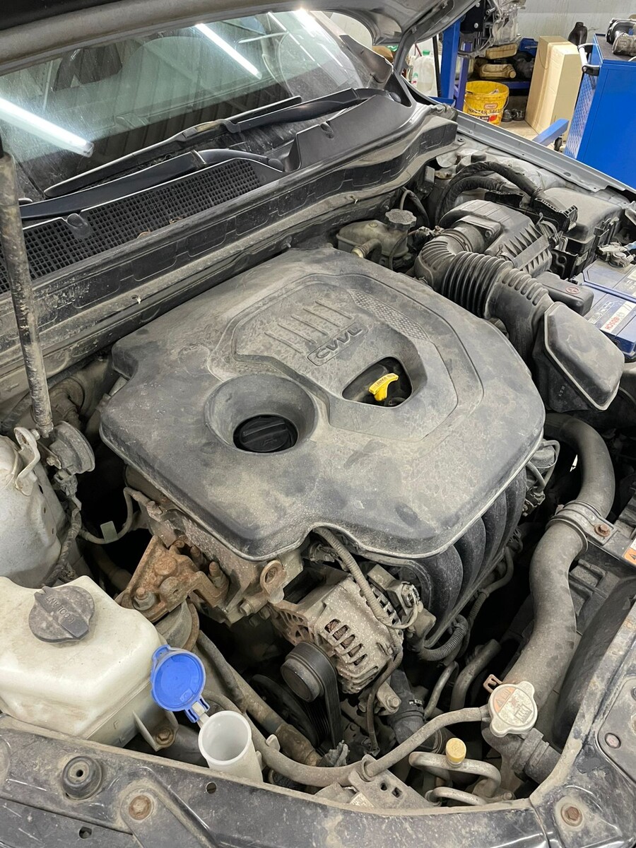 Под капотом Kia Optima двухлитровый двигатель G4ND