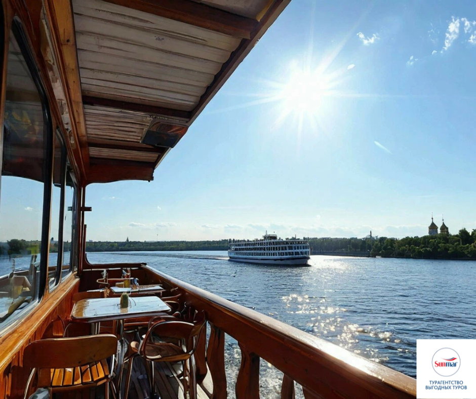 Речные круизы в России: путешествие с комфортом, которое запомнится! Картинка создана при помощи ИИ.