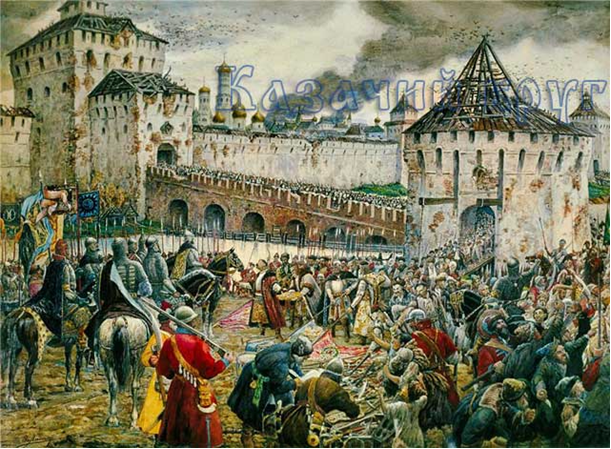 Казачий Круг под Москвой. 1612 год.
