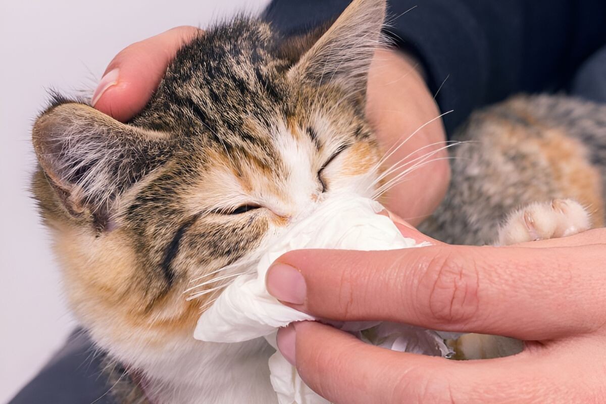 Может ли кошка заразиться от человека