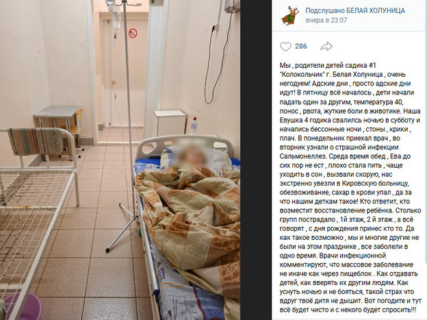    «Вся группа просто слегла». Что известно о массовой болезни дошкольников в Белой Холунице