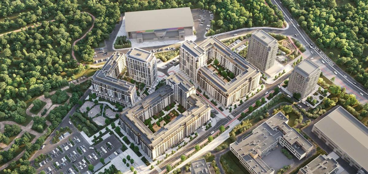 Проект и план застройки ЖК Лебедевский в Новосибирске