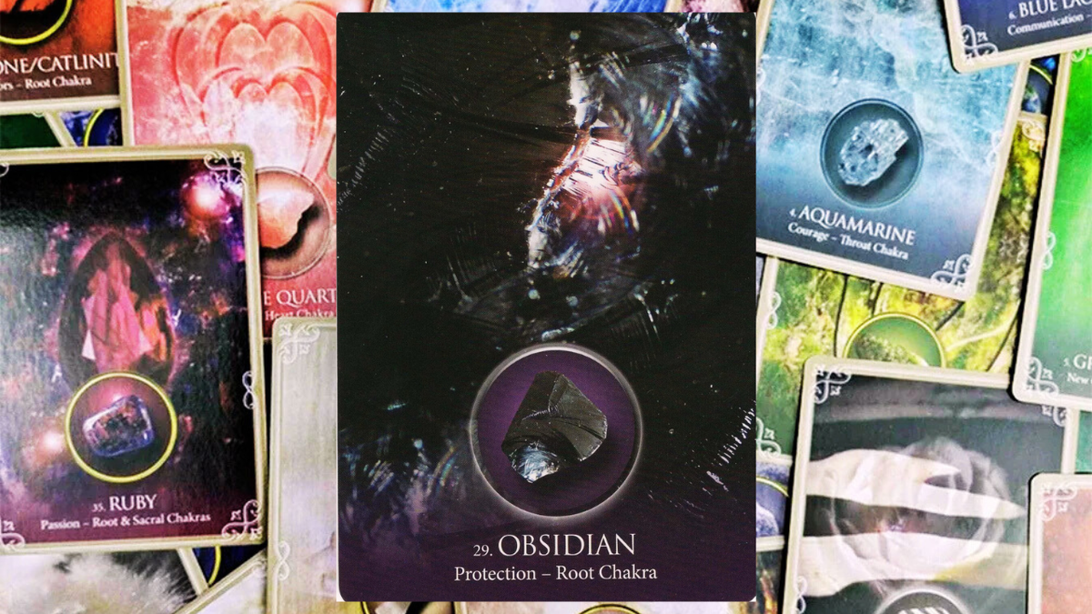 Обсидиан. Фото Photo «Eternal Crystals Oracle» Jade-Sky