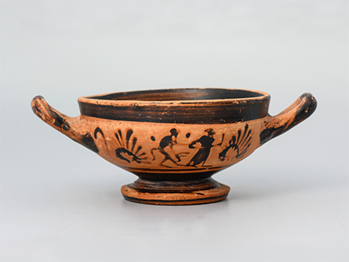 Килик чернофигурный с дионисийскими сценами. 2-я четверть V века до н.э. Государственный исторический музей, Тула