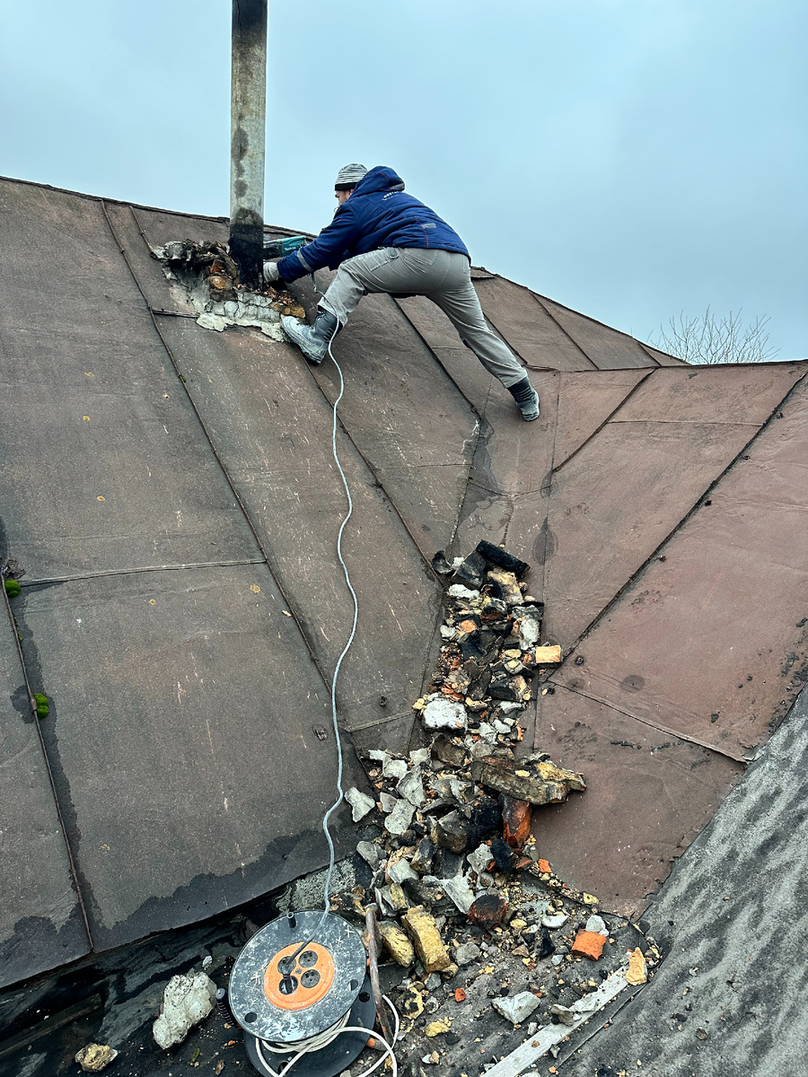 Демонтаж старой печи